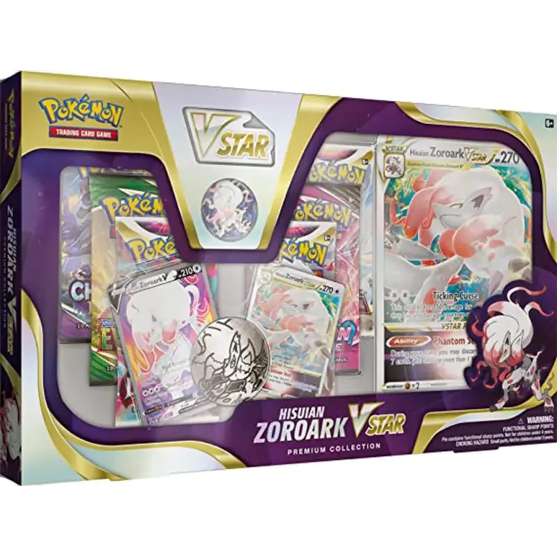 Pokémon TCG Hisuian Zoroark Vstar Premium Collection - Pieza Inglés