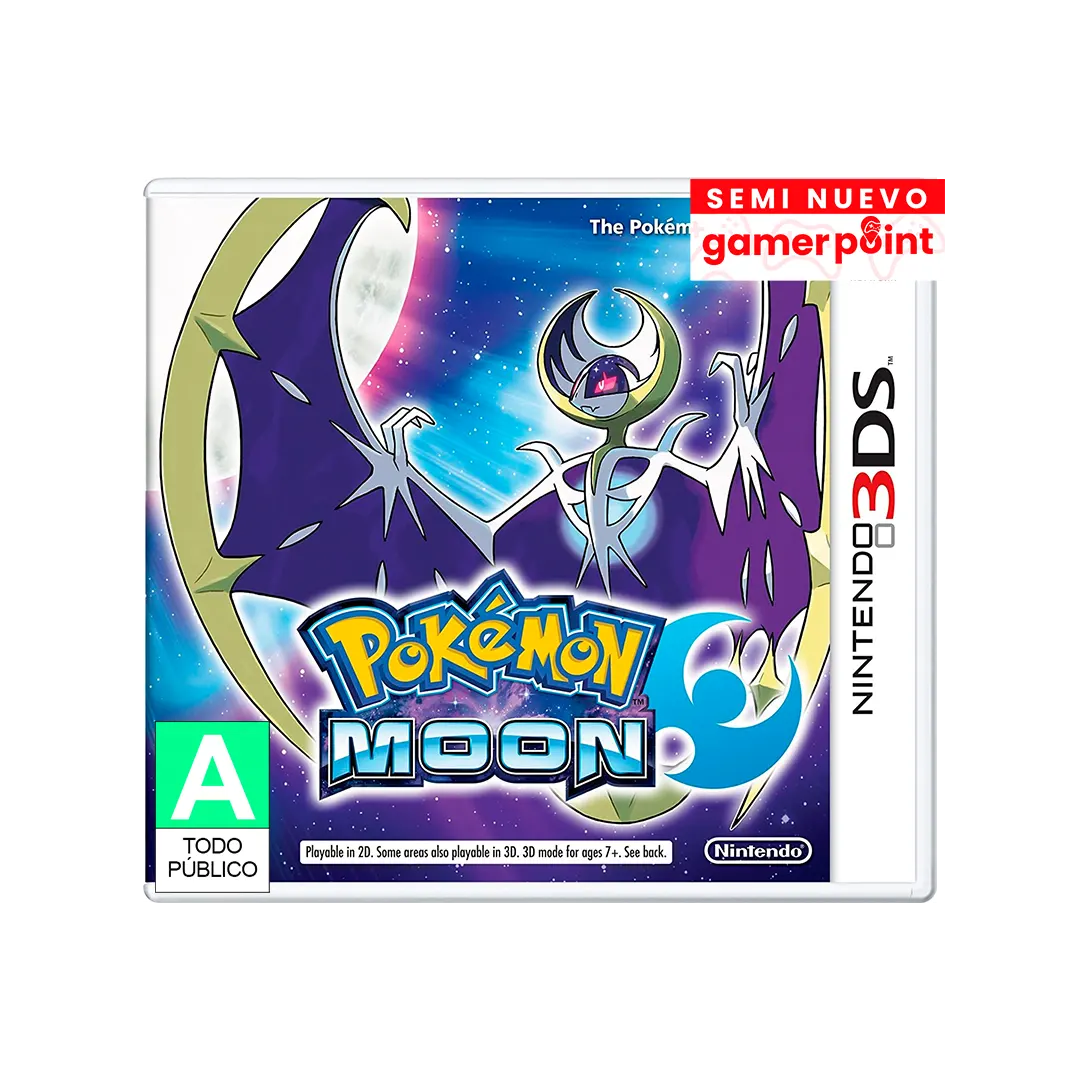 Pokemon Moon Nintendo 3Ds Usado
