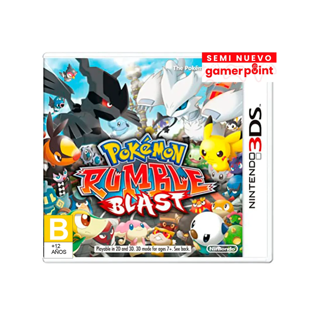 Pokemon Rumble Blast 3Ds  Usado