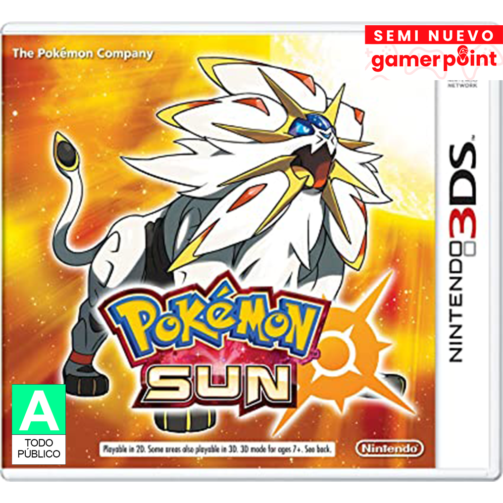 Pokemon Sun 3Ds Usado