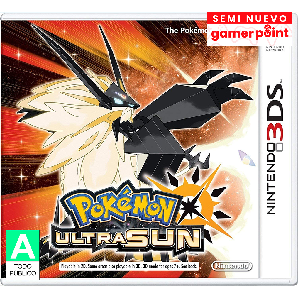 Pokemon Ultra Sun Nintendo 3Ds Usado