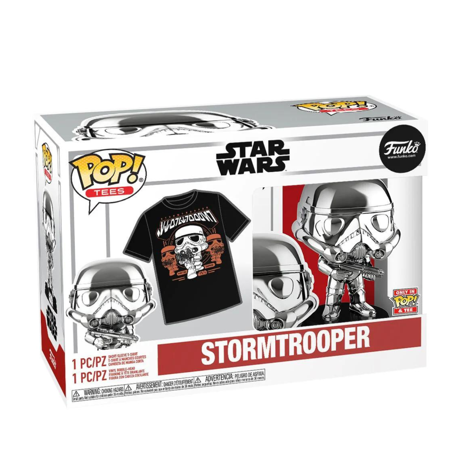 Pop & Tee Star Wars - Stormtrooper (M)
