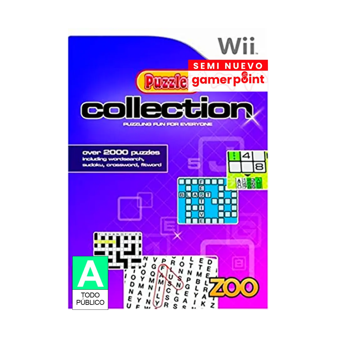 Puzzler Collection Wii  Usado