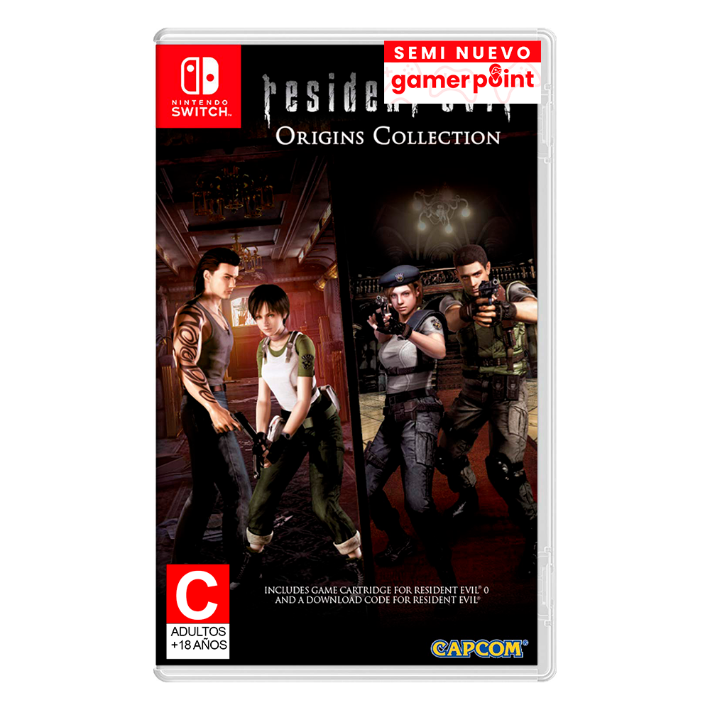 Resident Evil Origins Collection Switch  Usado
