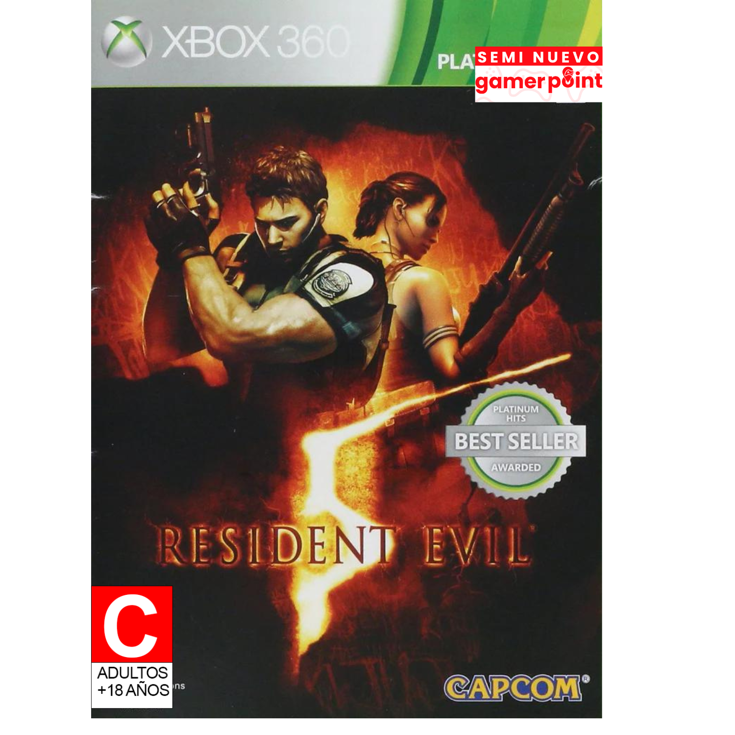 Resident Evil 5 Xbox 360 Usado