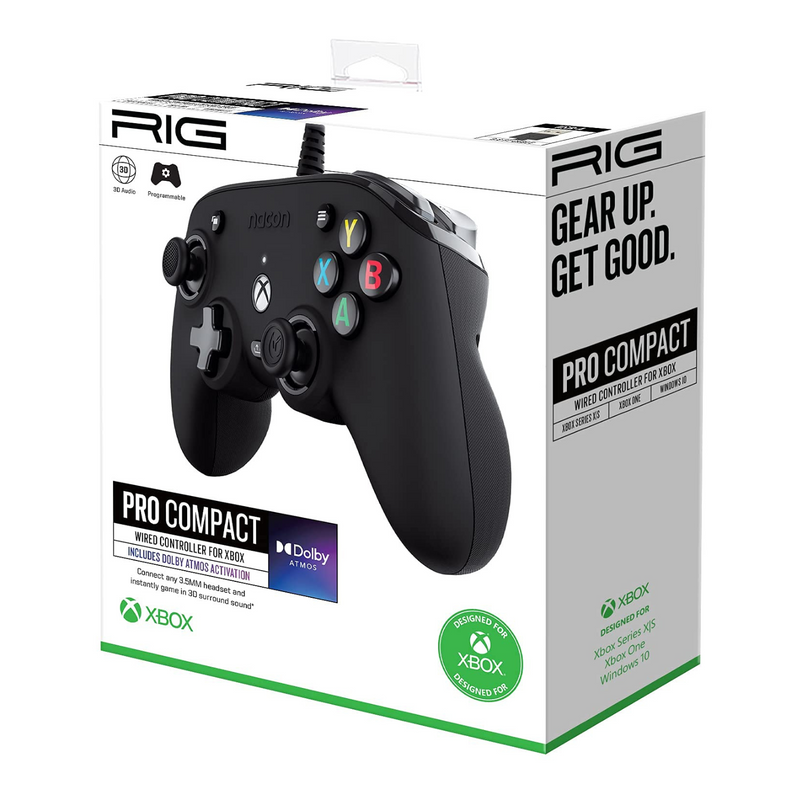 Rig Nacon Compact Wired Controller Black Xbox One