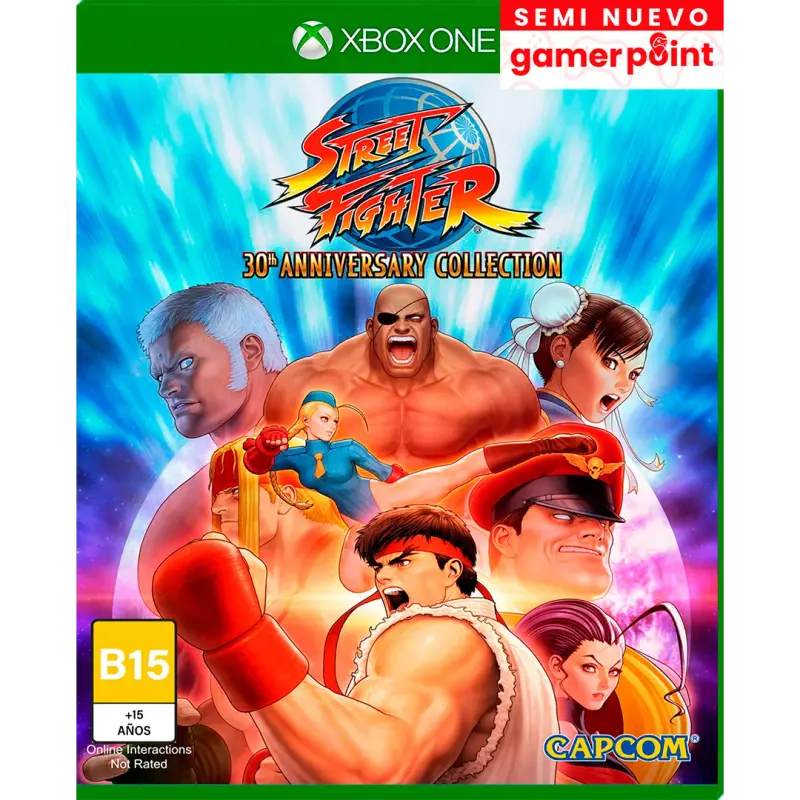 STREET FIGHTER 30TH ANIVERSARY COLLECTION xbox one usado