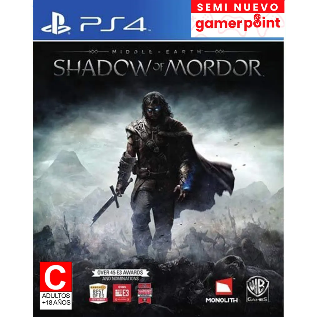 Shadow Of Mordor Ps4  Usado