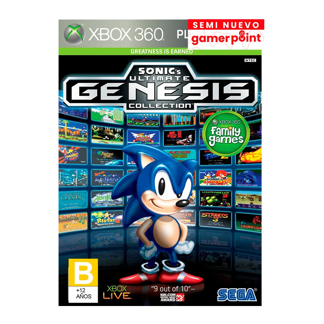 Sonic Ultimate Genesis Collection Xbox 360 Usado