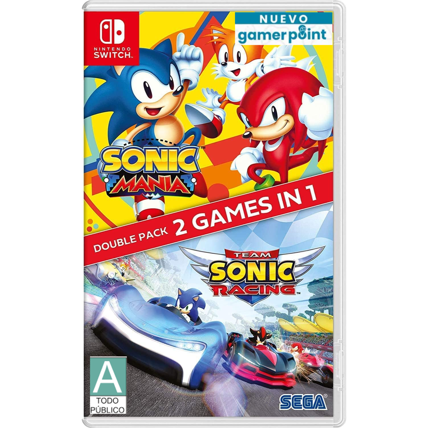 Sonic Mania + Team Sonic Racing Double Pack Nintendo Switch