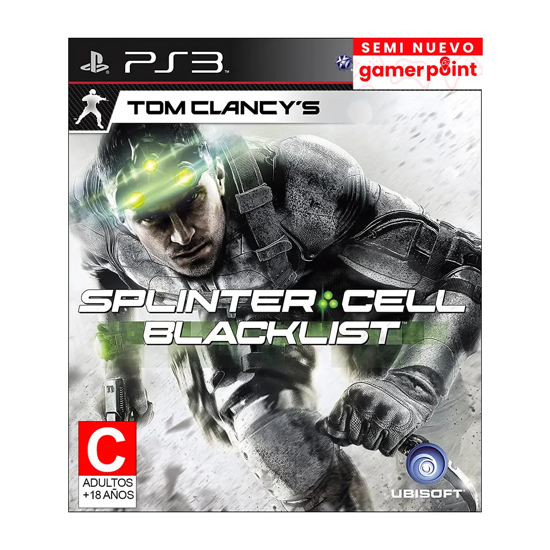 Splinter Cell Black List Ps3  Usado