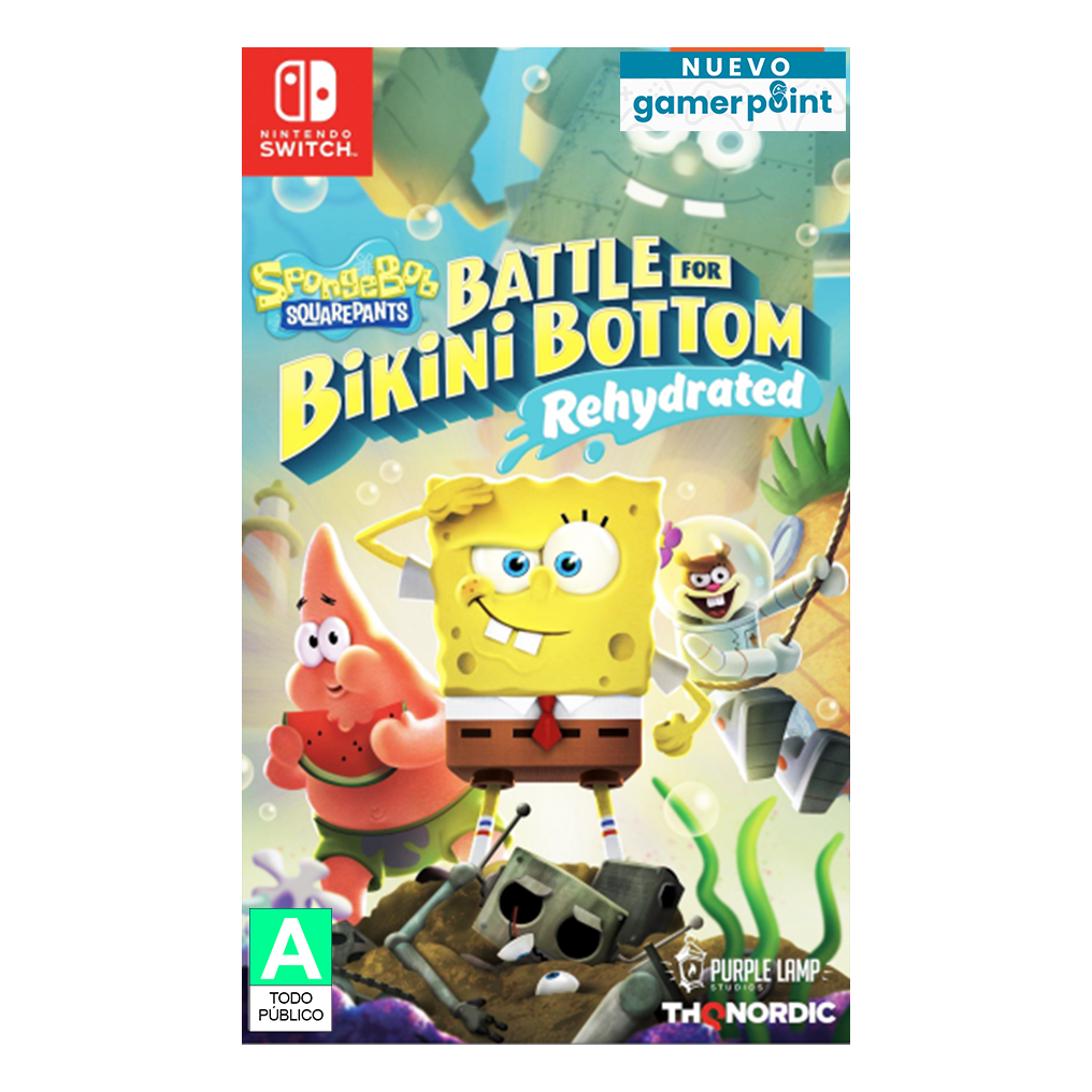 Spongebob Squarepants : Battle For Bikini Bottom Rehydrated Latam Nintendo Switch