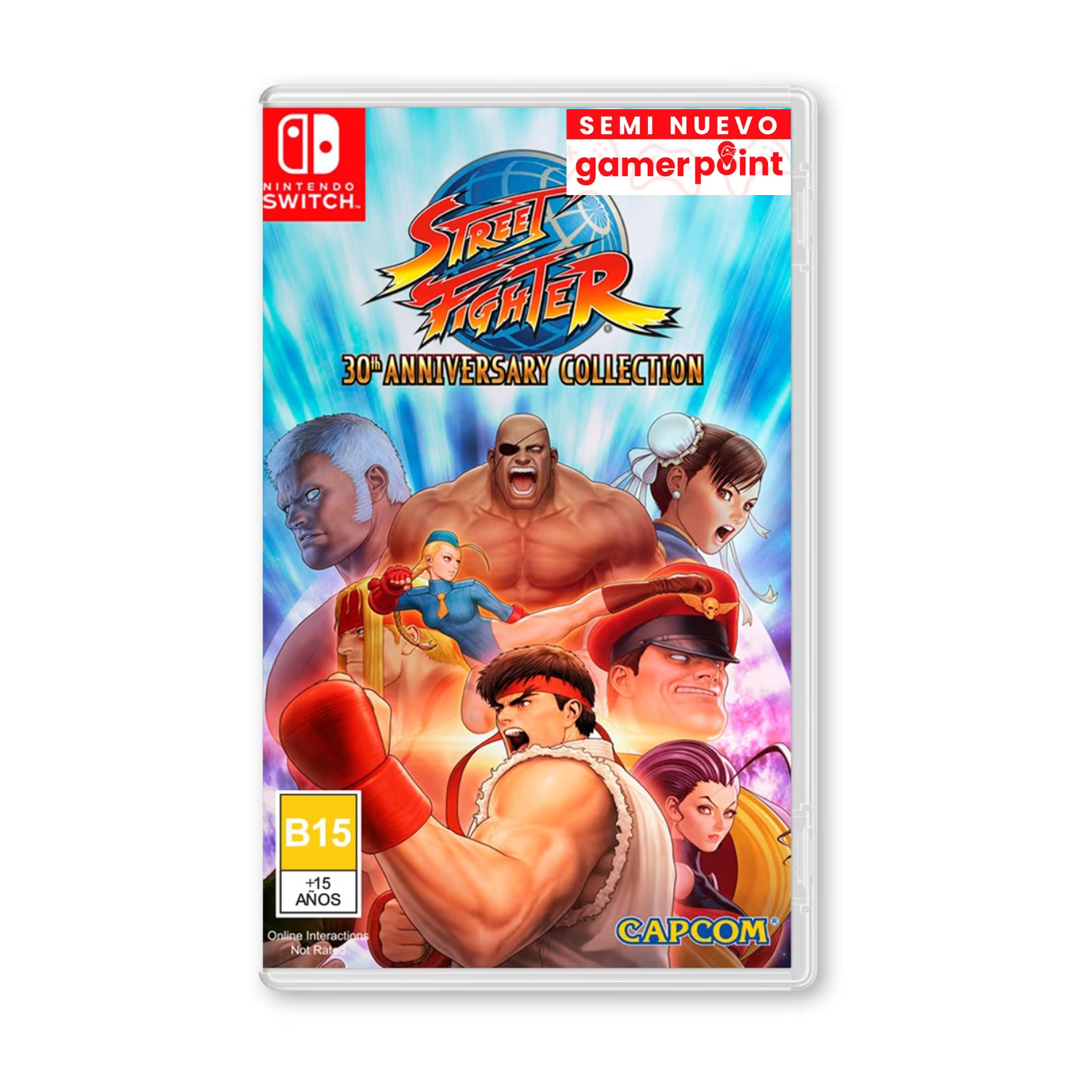 Street Fighter 30th Anniverary Collection Switch Usado