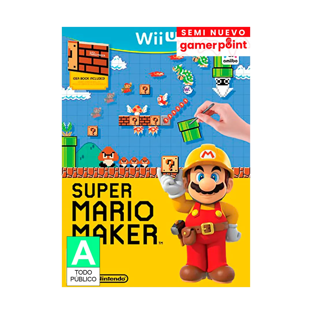 Super Mario Maker Wii U  Usado