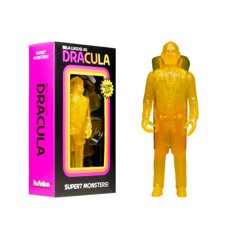 Super7 ReAction: Universal Monster - Dracula Glow