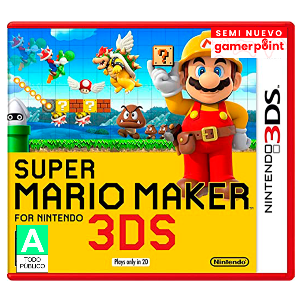 Super Mario Maker 3Ds  Usado