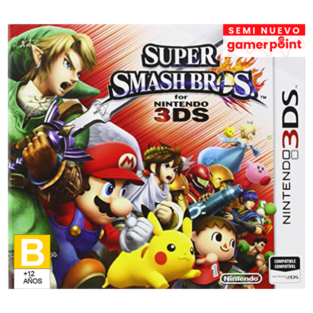 Super Smash Bros 3Ds  Usado