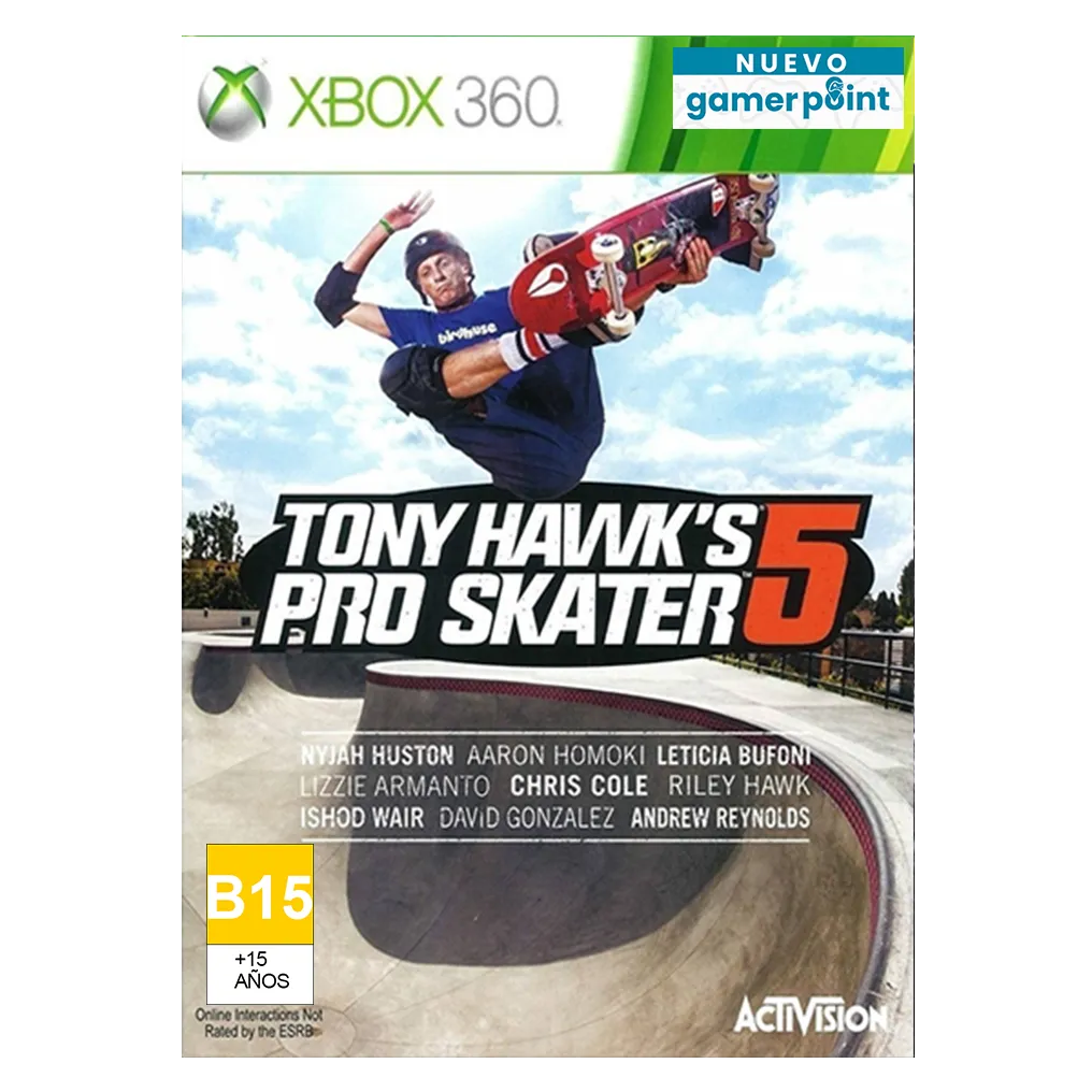 Tony Hawk Pro Skater 5 Xbox 360