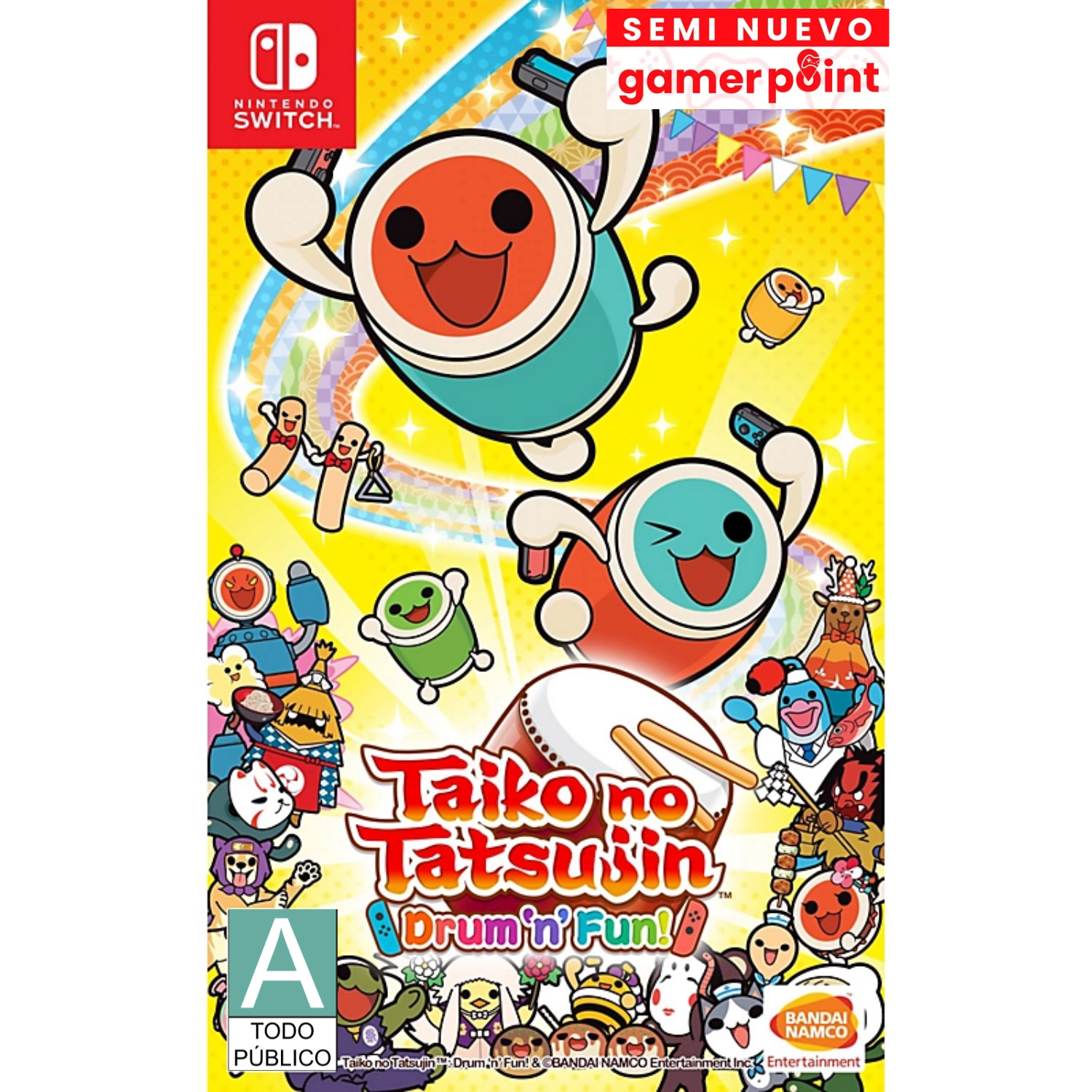 Taiko no Tatsujin Nintendo Switch Usado