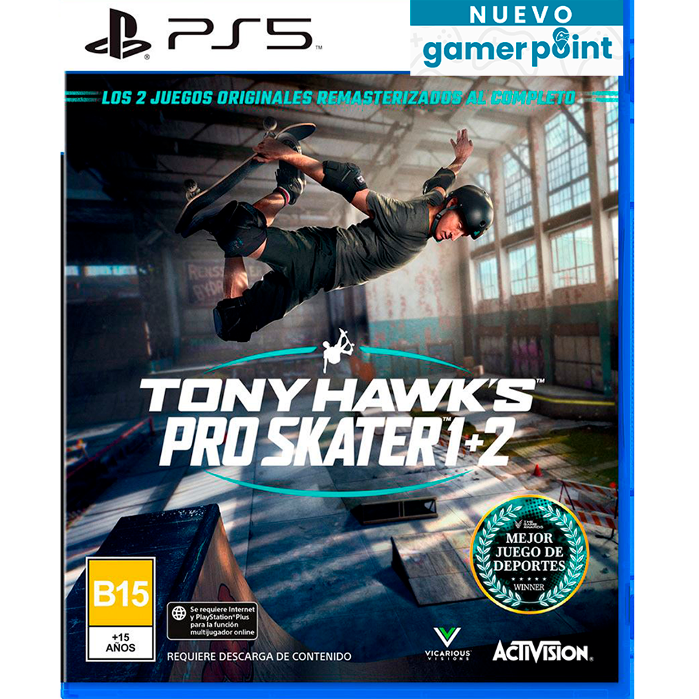 Tony Hawk Pro Skater 1+2 Ps5