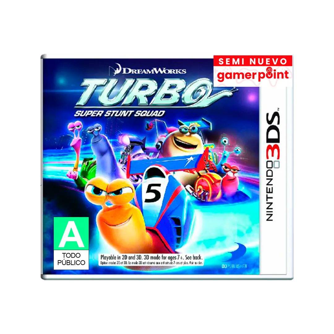 Turbo Super Stunt Squad 3Ds  Usado