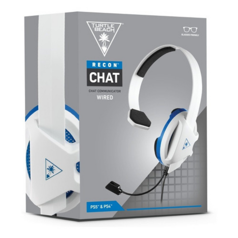 Turtle Beach Headset Recon Chat Gaming White Ps5/Ps4