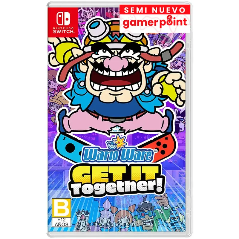 Wario Ware Get It Together Switch Usado