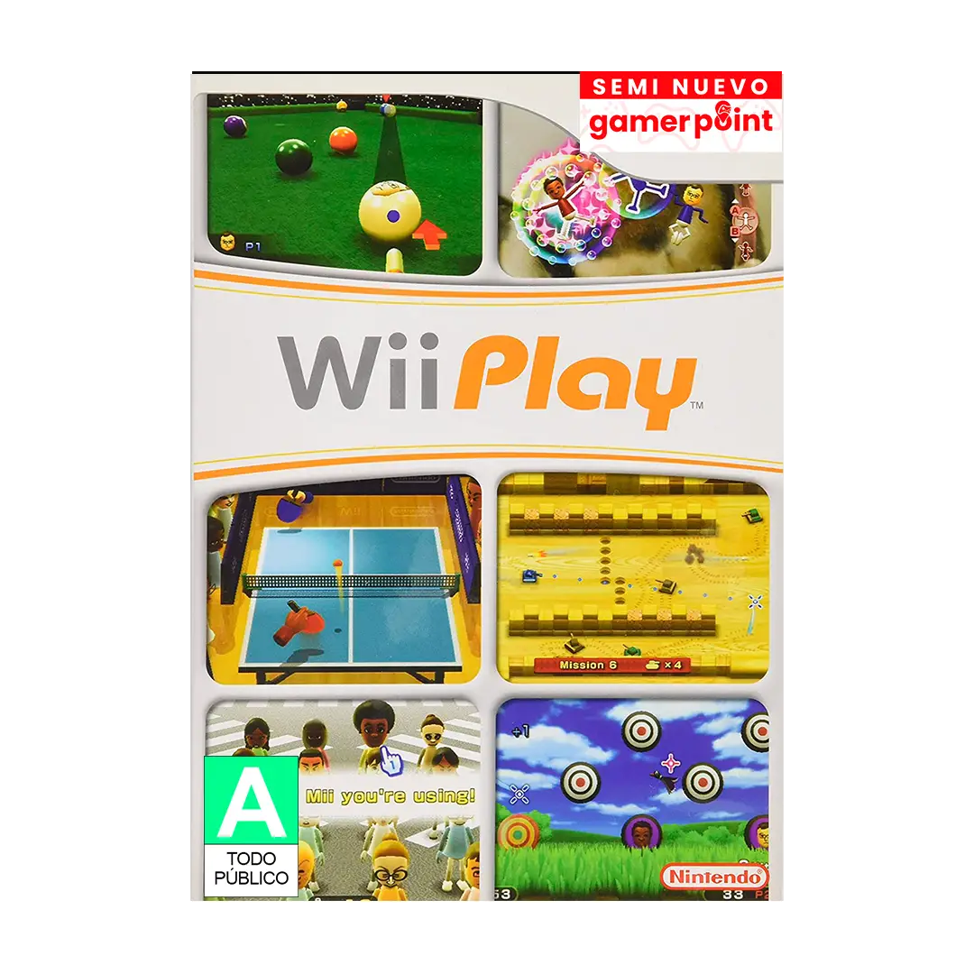 Wii Play Wii Usado