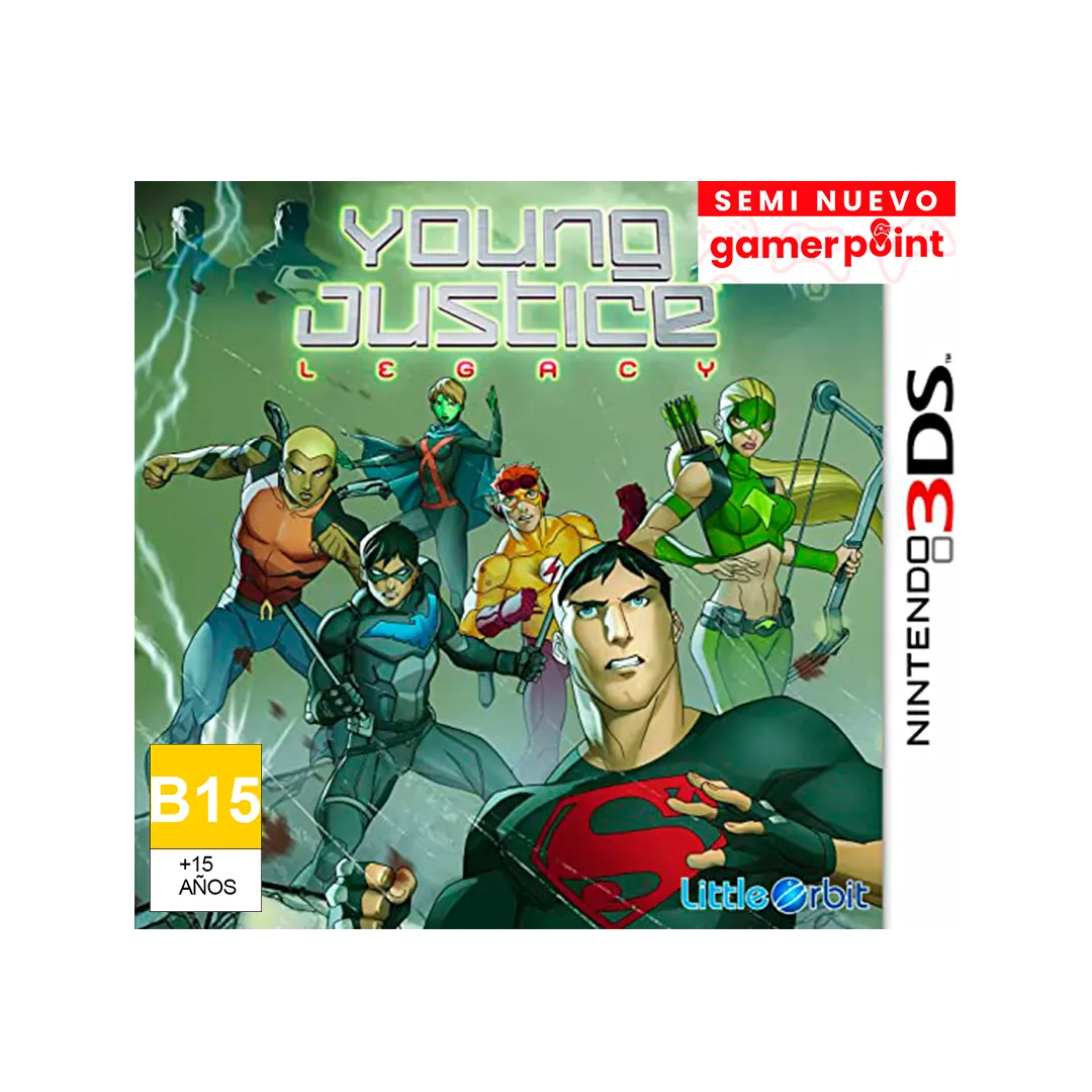 Young Justice League 3Ds  Usado
