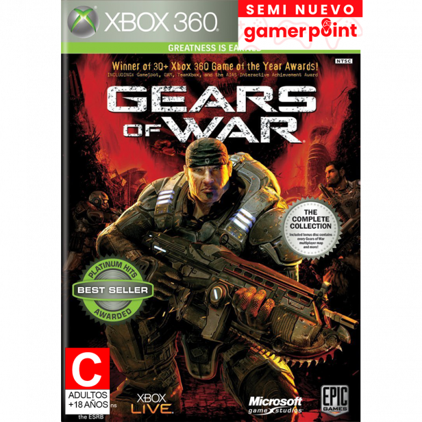 Gears Of War Xbox 360  Usado